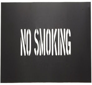 Public Place No Smoking Stencil No Smoking Sign Plastic Letter Stencil Customized