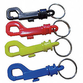 Split Key Ring Plastic Key Holder Key Clip 2-5/8 In Personalized Bolt Snap Assorted Color