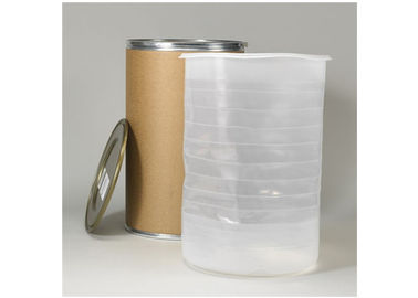 8 Mil Transparent Drum Liner Bags Food Grade 85 Gal Disposable Material