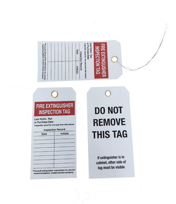 Custom Design Plastic Safety Tag for Industrial Application