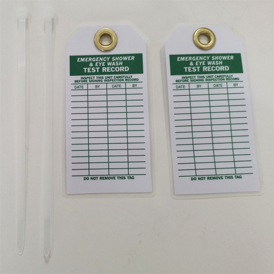 Thickness 0.5mm Emergency Shower And Eyewash Test Record